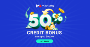 Acquire a 50% Credit Bonus & earn up to $10000 from M4Markets