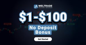 Forex 1 to 100 USD No Deposit Bonus by Weltrade