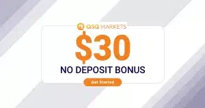 Forex 30 USD No Deposit Bonus by QSQ Markets