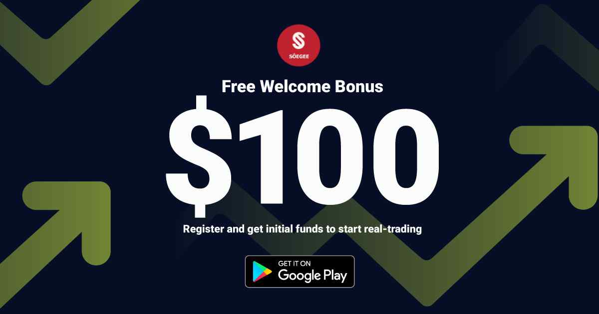 Get a Forex 100 USD No Deposit Welcome Bonus by SoegeeFX