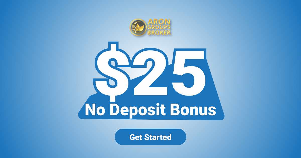 Forex No Deposit Bonus of $25 in Aron Groups Broker