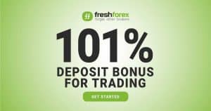 New Forex supporting 101% Deposit Bonus in FreshForex