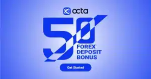 Octa 50% Deposit Bonus Forex with New Cashable Profits