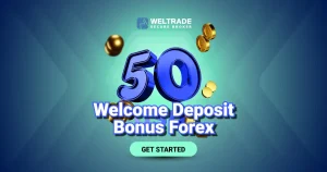 Weltrade offers a Free $50 Welcome Bonus on your Deposit