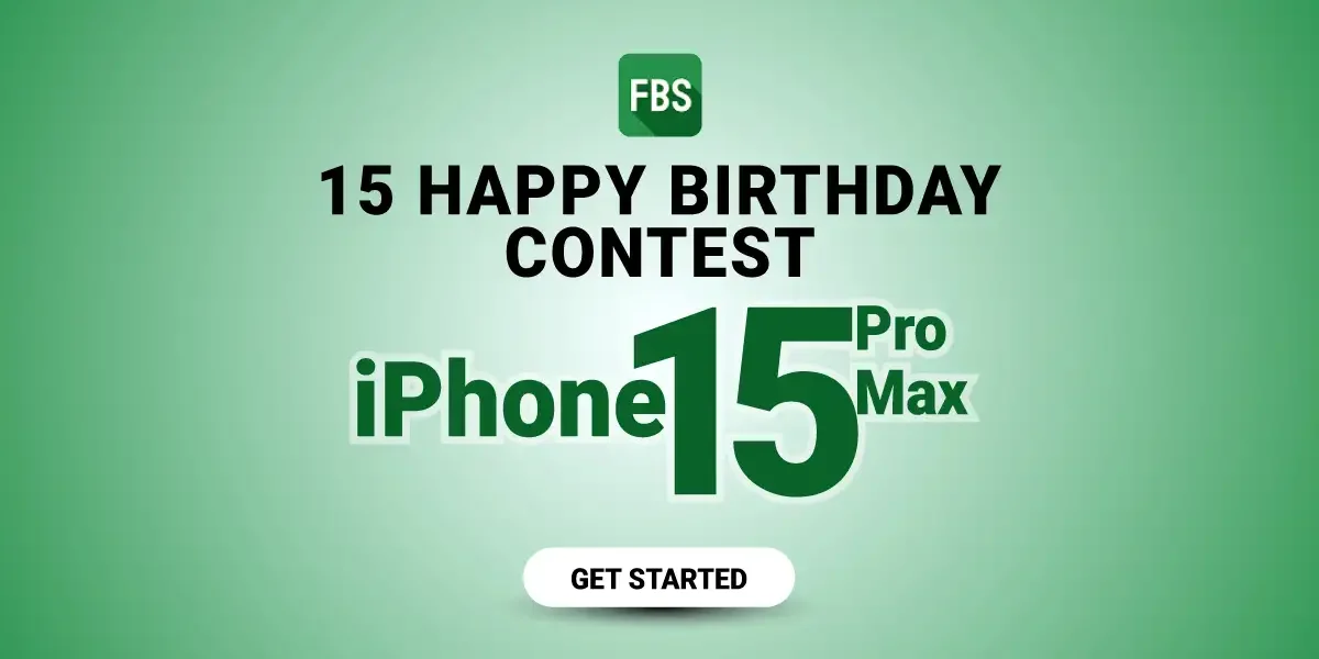 Happy Birthday New Contest is a demo contest opened by FBS for all traders as a result of your trust. You can join the contest and win an iPhone 15 Pro Max.