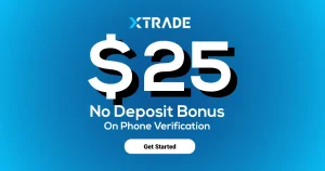 Phone Verification $25 No Deposit Bonus from Xtrade