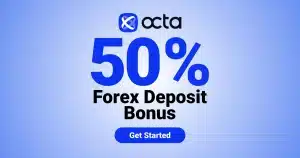 Withdrawal Forex 50% Deposit Bonus offered by Octa