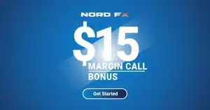 NordFX offers a Drawdown Safer Bonus with $15 Cash