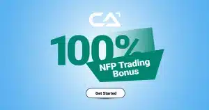 Forex NFP Deposit Bonus with 100% cash at CA Markets