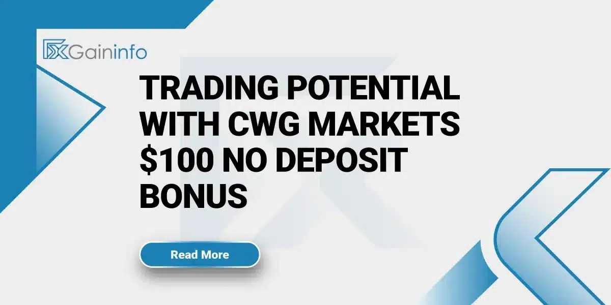 CWG Markets $100 No Deposit Bonus
