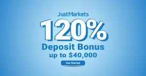 Step Up Forex Journey with 120% JustMarkets Credit Bonus