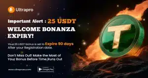 Ultrapro 25 USDT Crypto Free Welcome Bonus Giveaway