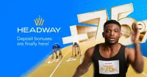 Headway 75% Forex Withdrawable Deposit Bonus