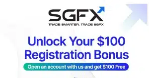 SGFX $100 No Deposit Free Bonus for Forex Trading