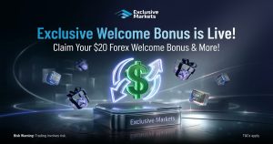 Exclusive Markets $20 Welcome Bonus gives new traders